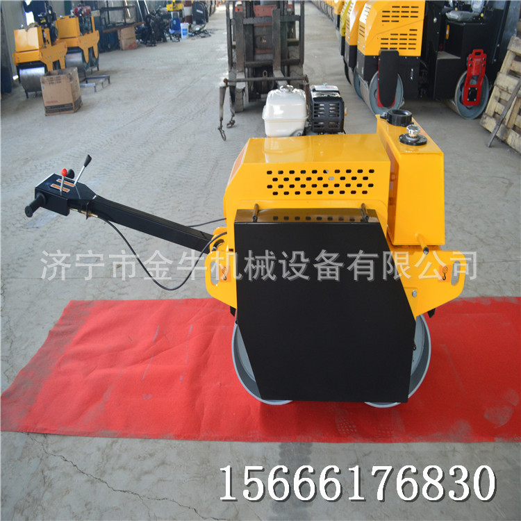 手扶式單輪壓路機 小型液壓地面碾壓機 一噸全液壓壓路機