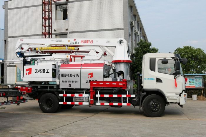 攪拌機天拓小型攪拌泵車  泵車