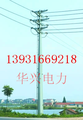 鋼桿廠家批量供應甘肅10KV電力鋼桿、鋼管塔、鋼管桿