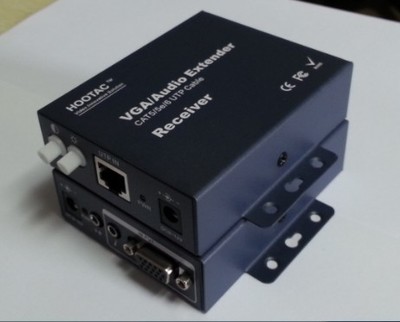 浩泰 200米VGA延長器-接收器，防雷防浪涌 RJ45轉(zhuǎn)VGA轉(zhuǎn)換設備 VGA
