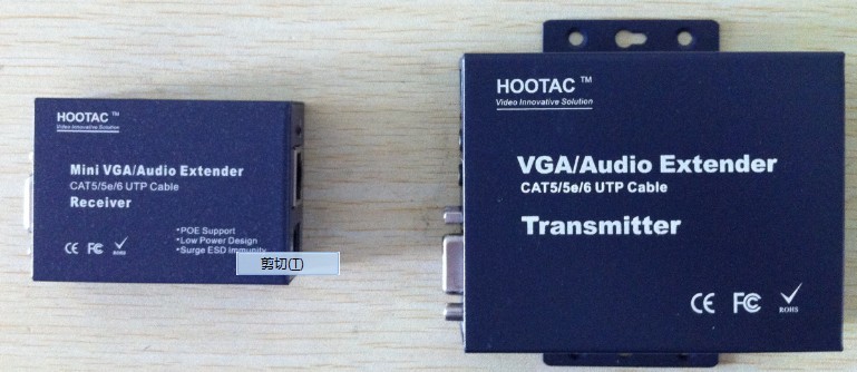 浩泰VGA網線延長器　全面兼容大華DVR的VGA延長器 VGA網線轉換器