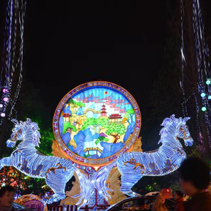 彩燈廠家制作  新年燈會 自然風景區 開封紅燈籠彩燈制作