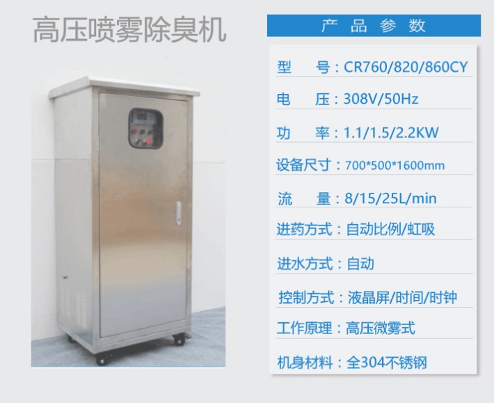 噴霧除臭設備  噴淋除臭