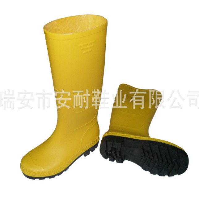 供應雨鞋PVC雨鞋防水防滑耐油耐酸堿外貿出口雨鞋
