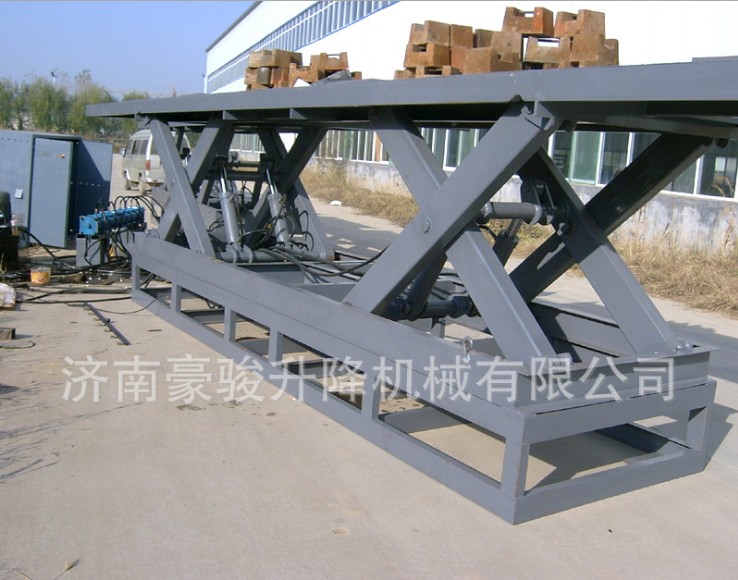 供應雙跨固定剪叉式升降機 特殊設備 靜電噴涂 經久耐用 升降機