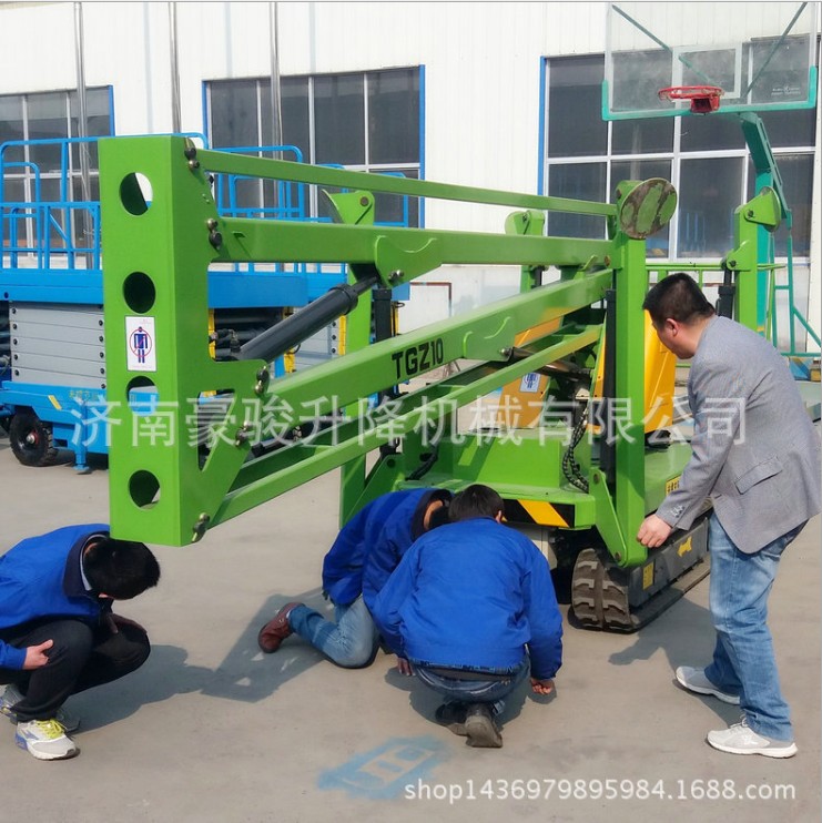 廠家提供 電動曲臂伸縮式升降機 小型曲臂伸縮式升降機 升降機