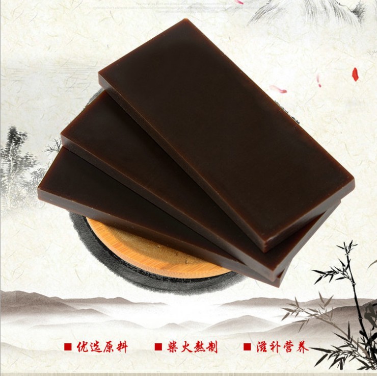 山東阿膠純驢皮阿膠片批發地道阿膠500克阿膠塊東阿ejiao