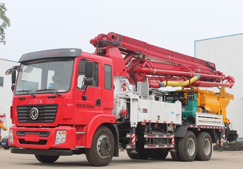 混凝土攪拌車載泵車，天拓重工移動式攪拌輸送一體機各地級市經銷商