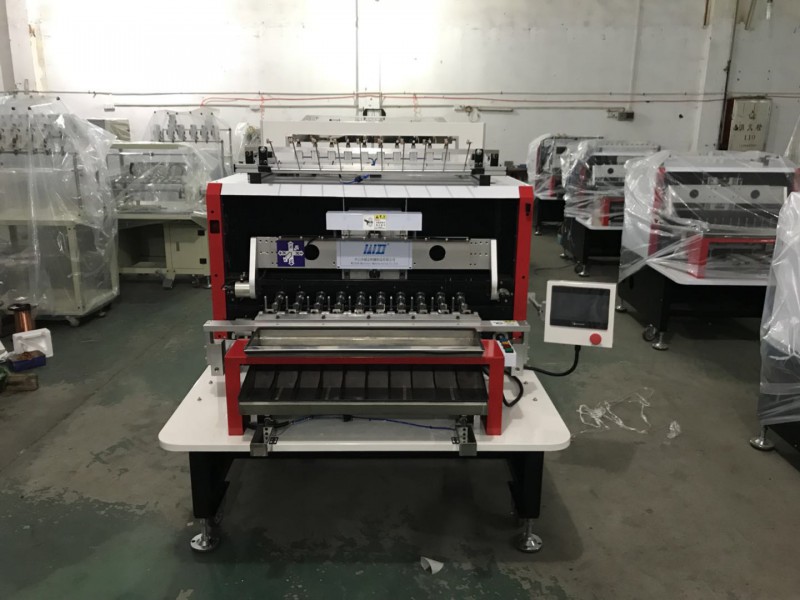 威定WDQZD-10全自動大屏觸摸智能12軸變壓器繞線機(jī) 電阻絲彈簧線繞線機(jī)  全自動繞線機(jī)廠家