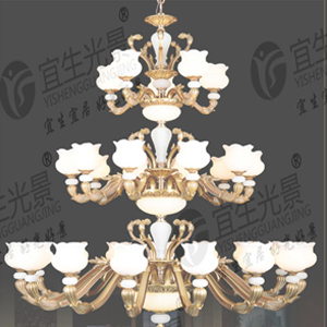 宜生光景 別墅會所燈定做 燈具定做