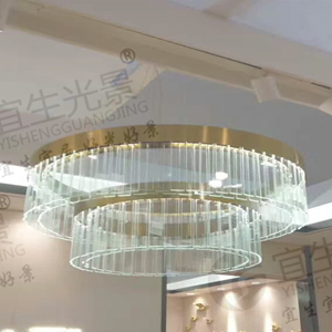 宜生光景 別墅會所燈定做 燈具定做