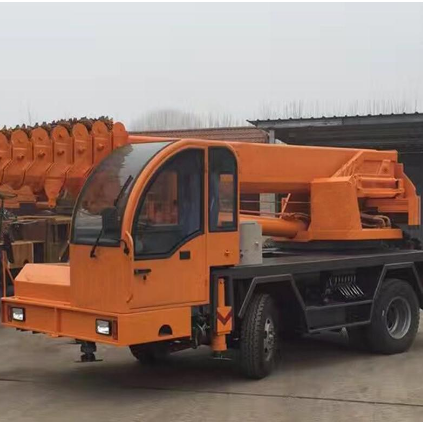 濟寧吊車6噸小吊車495發動機 無尾配重鐵變形伸縮吊車 拐彎靈活 汽車吊