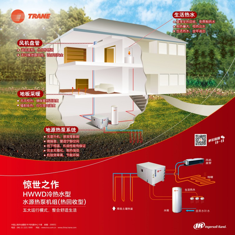 上海地源熱泵 500套高端別墅案例 十幾年設計施工 地源熱泵舒適系統 建筑系統配套