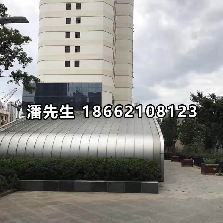 供應1.0mm厚鋁合金直立鎖邊屋面板 3004氟碳面漆65-430型高立邊  直立咬合鋁板 鋁鎂錳板