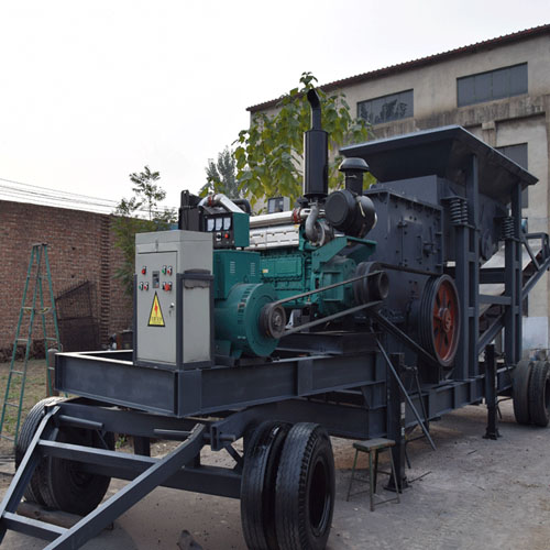 移動破碎機 大型移動破碎機 移動式建筑垃圾磚頭小粉碎機