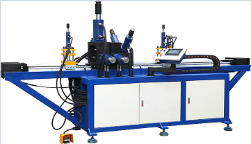 供應SK-CKJ型液壓數(shù)控貨架沖孔機，展示架沖孔機，立柱沖孔機