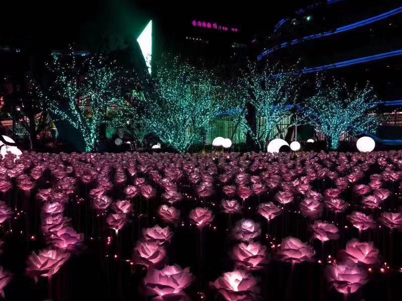 藝術景觀燈不銹鋼造型燈 夢幻燈光節出租