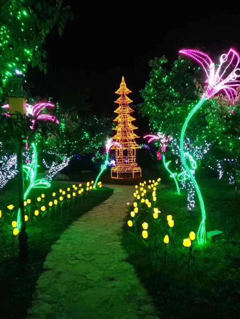 藝術景觀燈不銹鋼造型燈 夢幻燈光節出租
