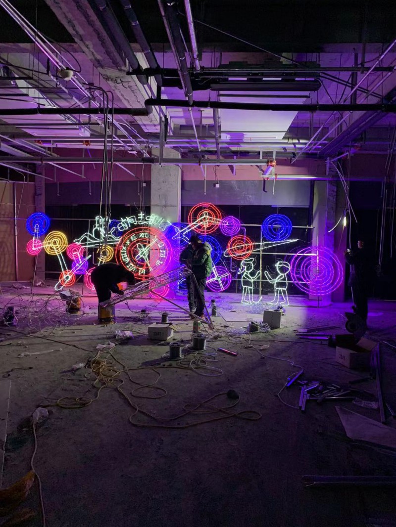 藝術景觀燈不銹鋼造型燈 夢幻燈光節出租