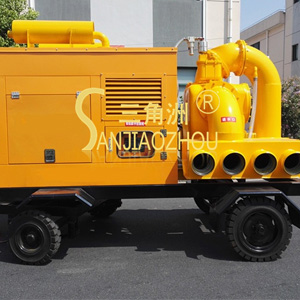 防汛移動泵車  真空輔助拖車式移動泵站  柴油機水泵、柴油機消防泵