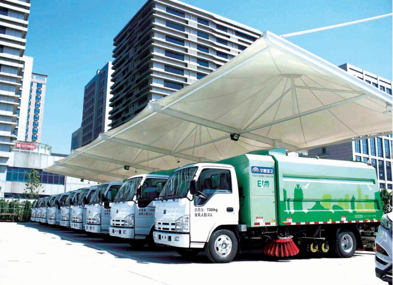 專業供應膜結構工程 戶外雨棚 景觀棚 戶外停車棚膜結構