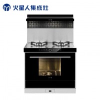 火星人E6G/Z 側吸抽油煙燃氣灶電蒸箱一體集成灶不銹鋼臺面