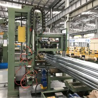 供應管棒重型捆扎設備 全自動鋼帶捆扎鋼管打捆機 全自動鋼帶捆扎鑄管/鋁棒打捆機