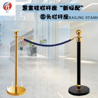 廠家直銷禮賓柱  黑金柱欄桿座  不銹鋼隔離帶批發現貨供應