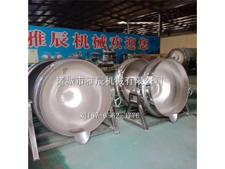 大型煮肉夾層鍋，電加熱鹵煮鍋，燃?xì)鉁仯跳喌皻⒕仯詣俞u料攪拌炒鍋