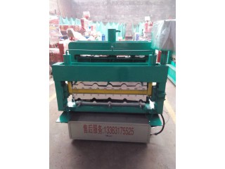800竹筒琉璃瓦-840全自動(dòng)壓瓦機(jī) 雙層彩鋼瓦機(jī)械設(shè)備