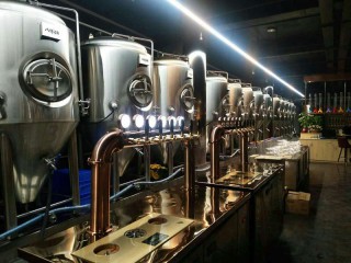 小型精啤酒設備價格,精釀啤酒工廠投資預算,啤酒設備廠家