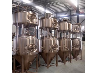 供應燒烤餐廳小型啤酒釀造設備，原漿自釀啤酒設備