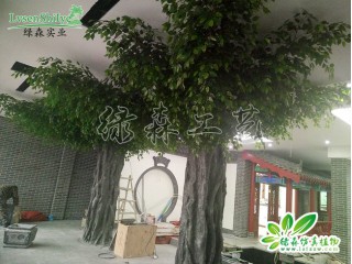 仿真榕樹 包柱榕樹  沈陽仿真包柱榕樹批發安裝