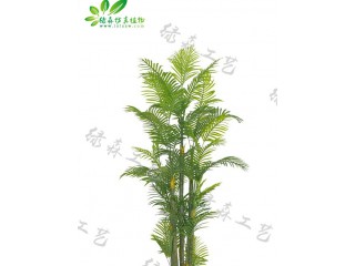 仿真十體散尾葵廠家直銷   沈陽仿真植物生產廠家