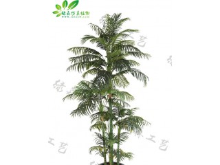 仿真五桿散尾葵絲印廠家直銷   沈陽仿真植物生產廠家