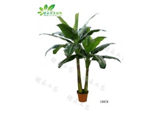 仿真兩桿pu芭蕉  廠家直銷  沈陽仿真植物生產廠家