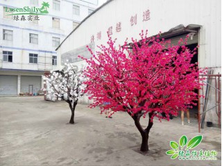 仿真桃花樹   廠家直銷   沈陽仿真植物生產(chǎn)廠家