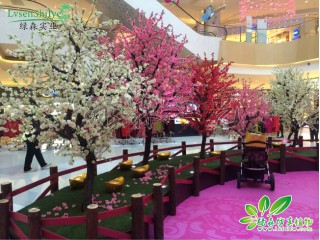 仿真桃花樹   廠家直銷   沈陽仿真植物生產(chǎn)廠家