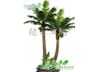 仿真椰子樹   廠家直銷   沈陽仿真植物生產(chǎn)廠家