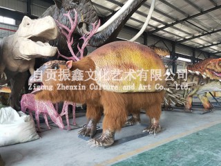 仿真動物/會動會叫的動物模型/高度還原的機械仿真動物/仿真雕齒獸