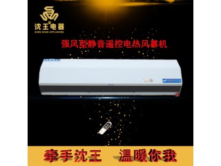 廠家直銷 強風型靜音遙控電熱風幕機 可定制多規格電熱風幕機批發