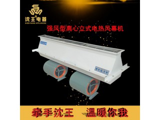 廠家直銷(xiāo) 強(qiáng)風(fēng)型離心式電熱風(fēng)幕機(jī) 可定制多規(guī)格電熱風(fēng)幕機(jī)批發(fā)