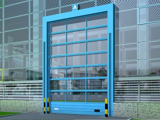 透視提升門 工業提升門廠家 提升門訂做安裝