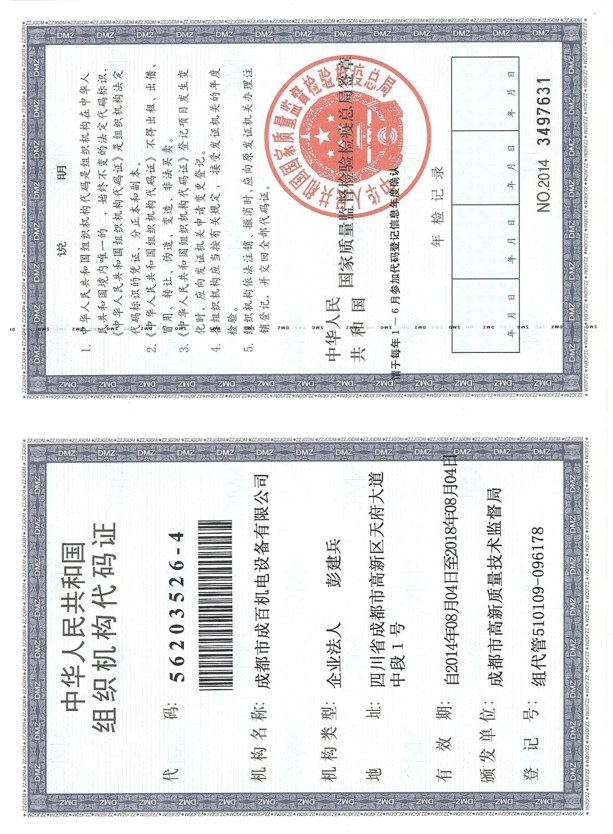 組織機構代碼