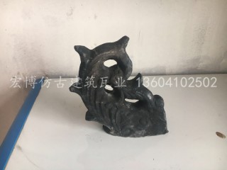 【徽源古建】 園林建材吻獸 古典園林吻獸 徽派建筑屋檐正吻飾獸