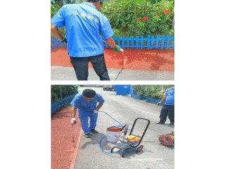 浙江湖州彩色路面噴涂劑給您不一樣的視覺沖擊