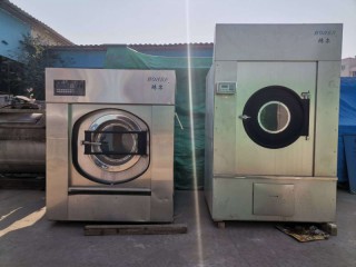 二手干洗設備一套出售洗衣店專用二手15公斤小型洗脫機
