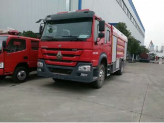 重汽豪沃豪華型水罐消防車 廠家直銷 高端消防車市場利器