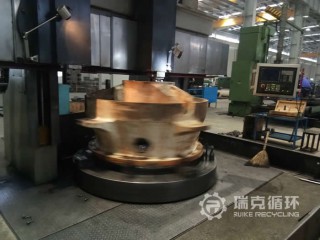 洛陽某砂場GP300圓錐破碎機檢修
