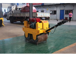 小型手扶壓路機WYL-S600 雙鋼輪振動壓路機廠家